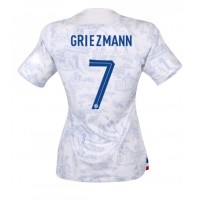 Camisa de Futebol França Antoine Griezmann #7 Equipamento Secundário Mulheres Mundo 2022 Manga Curta